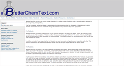 Desktop Screenshot of abetterchemtext.com