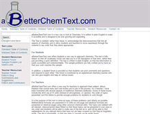 Tablet Screenshot of abetterchemtext.com